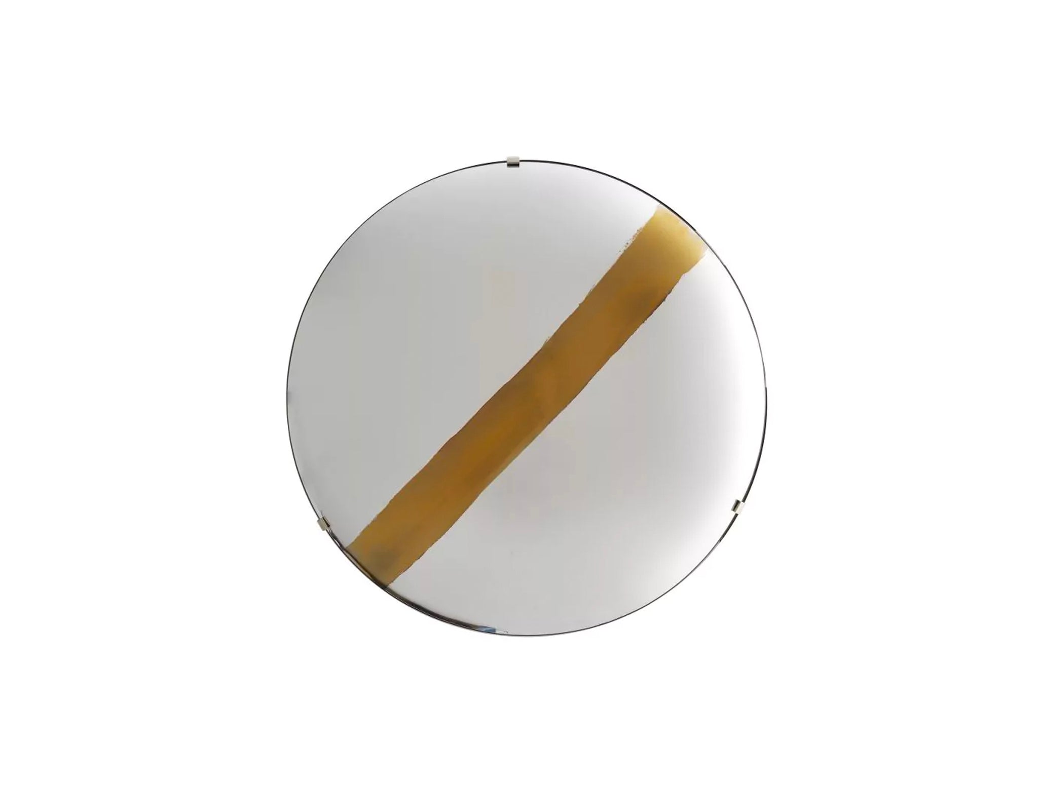 Convex Mirror, Gold Stripe
